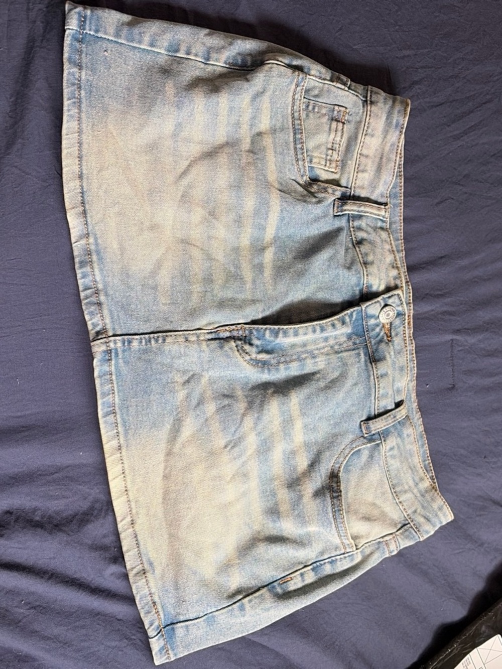 PacSun Light Wash Denim Jean Skirt